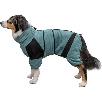 Trixie Badjas / Huisoverall Badstof Petrol