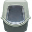 Trixie Be Eco Gerecycled Kattenbak Vico Met Kap Antraciet/Groen