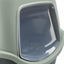 Trixie Be Eco Gerecycled Kattenbak Vico Met Kap Antraciet/Groen