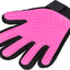 Trixie Vachtverzorgingshandschoen Mesh-Materiaal / Tpr Roze / Zwart