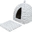 Trixie Kattenmand Iglo Mila Pluche Wit / Grijs