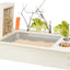 Trixie Voederstation Met Voerbak / Waterbak / Hooiruif Hout Naturel