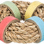 Trixie Zeegras Ring Met Papieren Ringen Naturel
