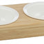 Trixie Voerbak Waterbak-Set Keramiek / Bamboe