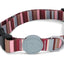 Morso Halsband Hond Gerecycled Skyline Rood / Roze
