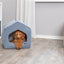 Trixie Kattenmand Iglo Alena Blauw / Grijs